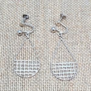 STERLING SILVER | Dangle Screwback Dangle Earrings